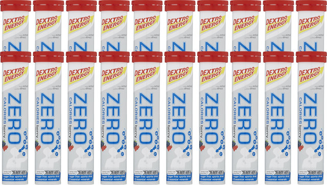 Dextro Energy Effervescent Tablets Zero Calories - 20 Pieces - berry