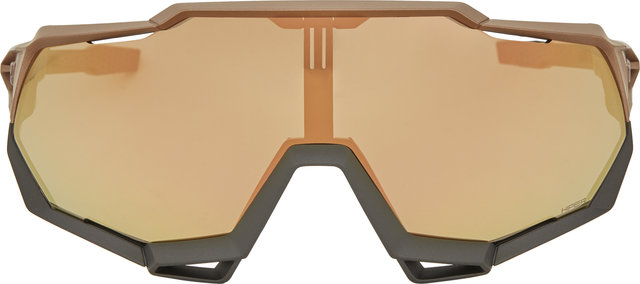 100% Speedtrap Hiper Sports Glasses - matte copper chromium-black/hiper copper mirror