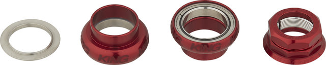 Chris King GripNut Sotto Voce EC30/25.4 - EC30/26 Threaded Headset - red/1"/EC30/25,4 - EC30/26