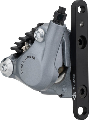 Shimano BR-R7070 105 Brake Caliper w/ Resin Pads - spark silver/Front wheel/without