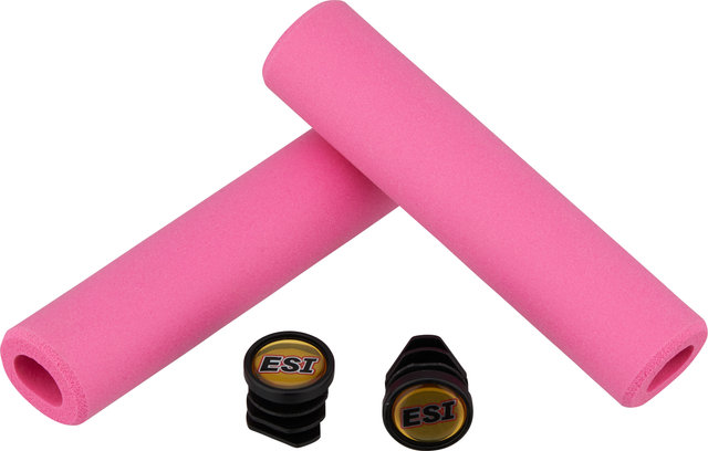 ESI Poignées de guidon en silicone Chunky - rose/130 mm