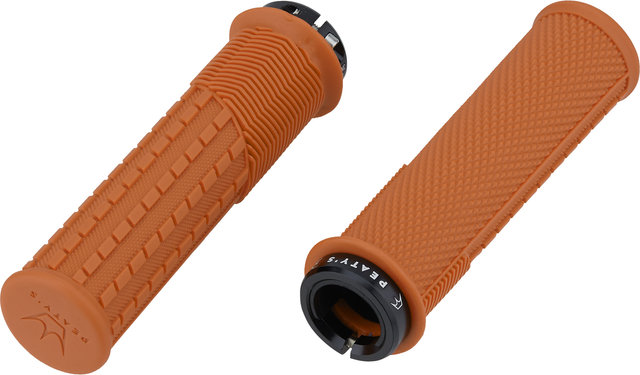 Peatys Puños de manillar Knurl Lock-On Monarch Grips - mango/thick