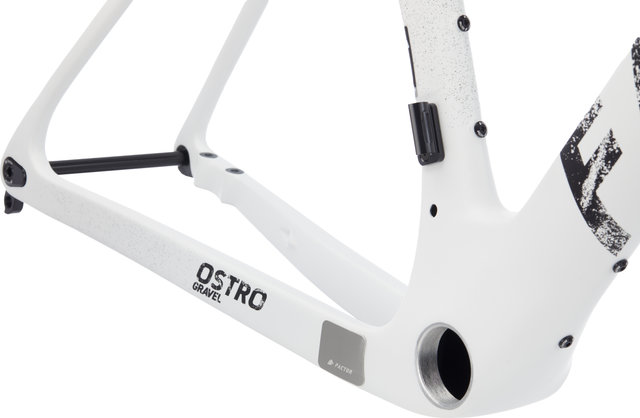 Factor Cadre kit OSTRO Gravel V.A.M. Disc T47a Shimano Carbone - white grunge/54 cm, 100 mm x 38 cm, SB 0 mm