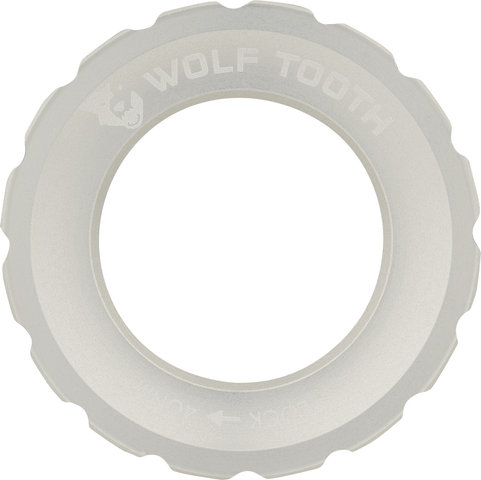 Wolf Tooth Components Center Lock Verschlussring - silver