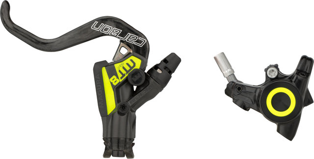 Magura MT8 SL FM Carbotecture Disc Brake - black-neon yellow/Set/Flip-Flop (non-side-specific)