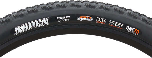 Maxxis Aspen TeamSpec MaxxSpeed EXO ONE70 TR 29" Faltreifen - schwarz/29 "/57 mm/57-622/2.25 "