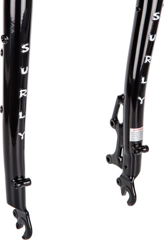 Surly Rigid fork - black/1 1/8"/135 mm/5 mm Quick Release/26" Fat