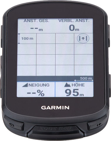 Garmin Edge 540 Bundle GPS Trainingscomputer + Navigationssystem - schwarz