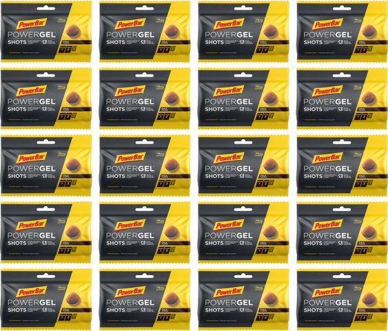 Powerbar PowerGel Shots Fruit Gummies - 20 Bags - cola - caffeine