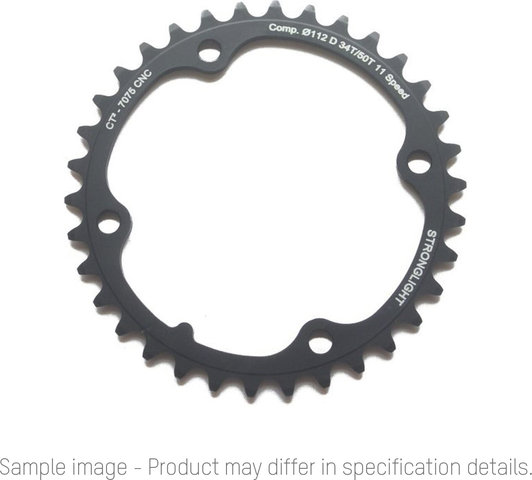 Stronglight CT2 Road Campagnolo Chainring 11-speed, 4-Arm, 145/112 mm BCD - black/34 tooth