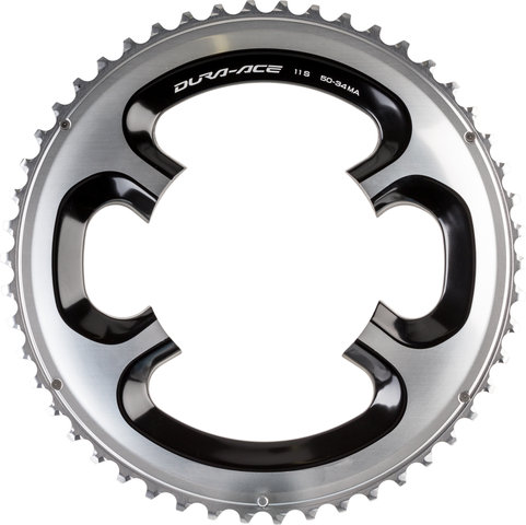 Shimano Dura-Ace Kettenblatt FC-9000 11-fach - schwarz-silber/50 Zähne