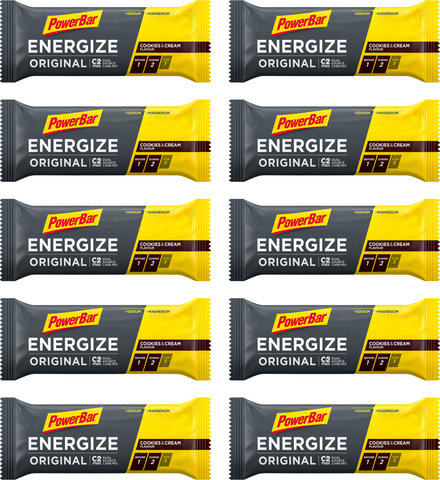 Powerbar Energize Original Energieriegel - 10 Stück - cookies & cream