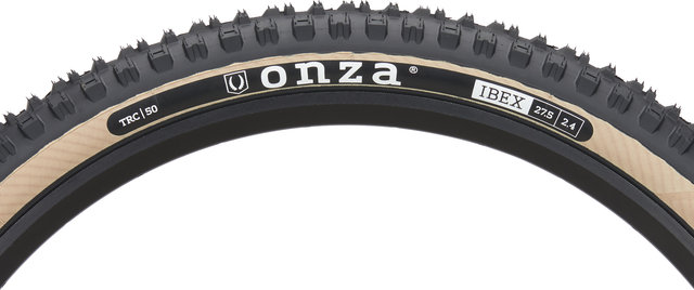 Onza Ibex TRC SC50 Skinwall 27.5" Folding Tyre - black-brown/27.5 /61 mm/61-584/2.4 