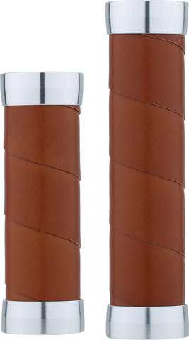 Brooks Slender leather handlebar grips - honey/130 mm / 100 mm