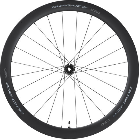 Shimano WH-R9270-C50-TL Dura-Ace Center Lock Disc Carbon Wheelset - black/Non Boost/Non Boost/142 mm/100 mm/28"/Shimano Road 12-speed/100 mm/Shimano Road 12-speed/100 mm/142 mm