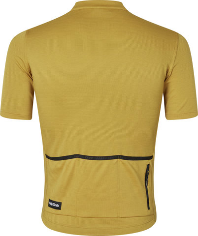 GripGrab Maillot EXPLR Merinotech S/S - mustard yellow/M