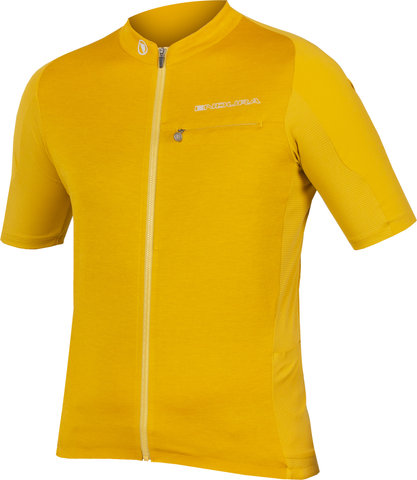 Endura Maillot GV500 Reiver S/S - mustard/M