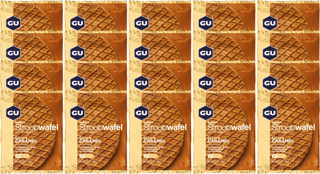 GU Energy Labs Energy Stroopwafel - 20 pieces - salty´s caramel