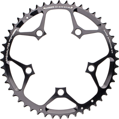 TA Syrius 11 Chainring, 5-arm, Outer, 110 mm BCD - black/48 