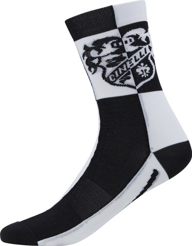 Cinelli Calcetines Crest Pastori - black-white/39 - 42