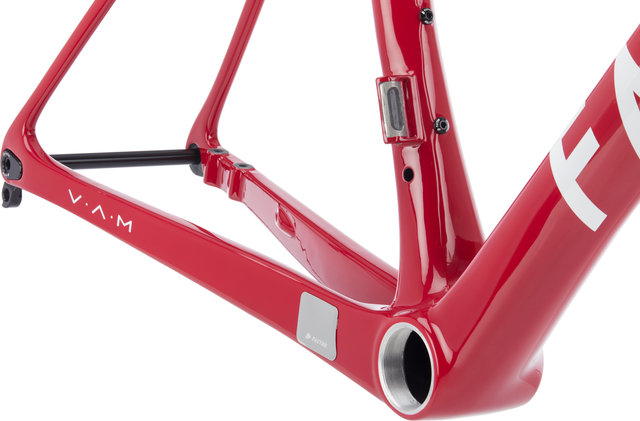 Factor Kit de cuadro de carbono O2 V.A.M. Disco T47a Shimano modelo 2023 - red velvet/54 cm, 110 mm x 38 cm, SB 0 mm