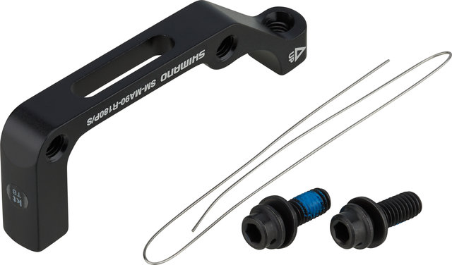 Shimano Scheibenbremsadapter XTR, XT für 180 mm Scheibe - schwarz/HR IS auf PM