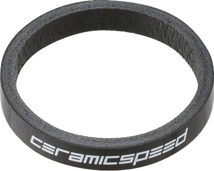 CeramicSpeed Entretoise en Carbone avec Logo - black/5 mm