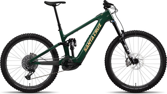 Santa Cruz Vala 1 C S Bicicleta eléctrica de montaña mixta - midnight green/160,0 mm/L/44 /160 /29" (delantero), 27,5" (trasero)