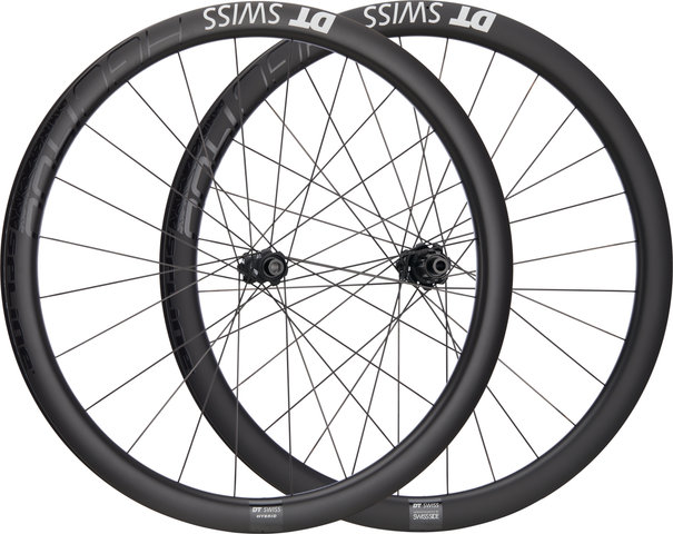 DT Swiss HGC 1400 SPLINE 42 Center Lock Disc Hybrid Carbon 28" Wheelset - UD carbon/142 mm/100 mm/28"/Campagnolo N3W/100 mm/100 mm/142 mm