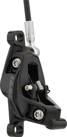 SRAM Frein à Disque Level Silver Stealth 4-Piston - black anodized/Roue avant/Flip-Flop (non spécifique au côté)