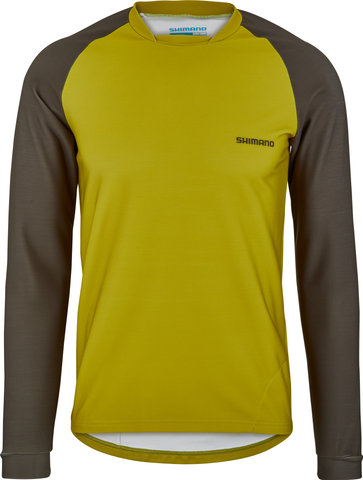 Shimano Myoko Long Sleeves Warm Jersey - olive/S