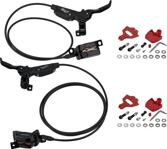 SRAM G2 RE Disc Brake Set - gloss black/Set/Flip-Flop (non-side-specific)