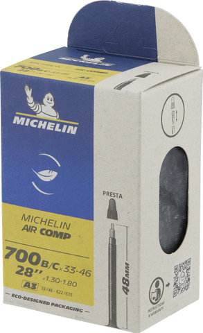 Michelin Schlauch A3 Aircomp für 28" - universal/33-622 bis 46-622/SV/33-46 x 622-635 SV 48 mm/48 mm