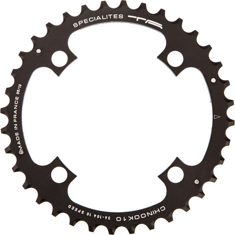 TA Chinook11 Chainring, 4-arm, Centre, 104 mm BCD - black/36 