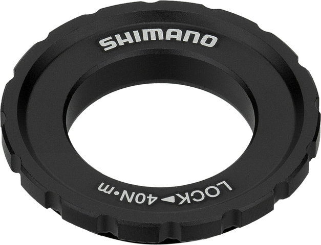 Shimano Disque de Frein RT-MT800 Center Lock Denture Externe pour XT - argenté-noir/180 mm