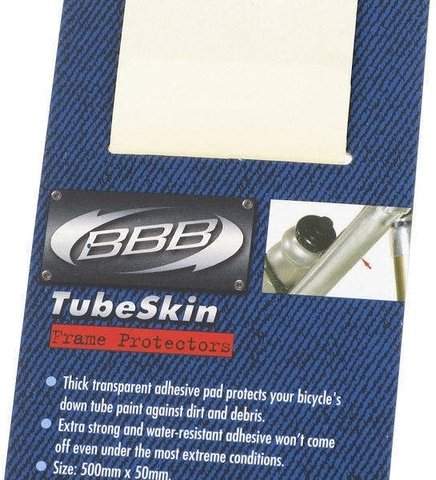 BBB Almohadilla protectora de tubo inferior TubeSkin BBP-60 - claro- transparente/universal