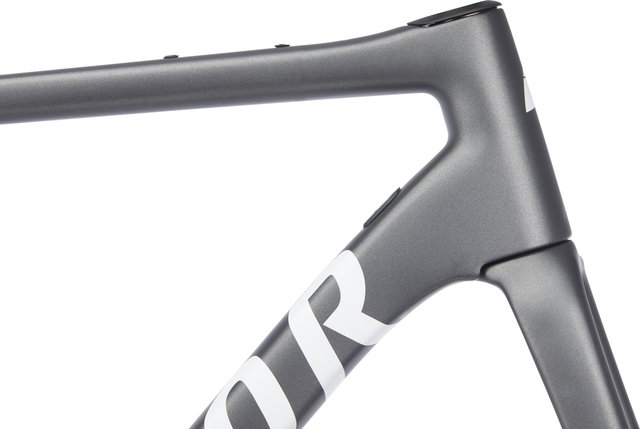 Factor LS Disc Carbon Gravel Frameset - gunmetal/M/12 mm Thru Axle