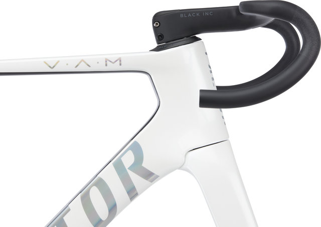 Factor OSTRO V.A.M. Disc T47a SRAM DUB Pearl White-Chrome Carbon Frameset - pearl white-chrome/54 cm, 110 mm x 38 cm, SB 0 mm