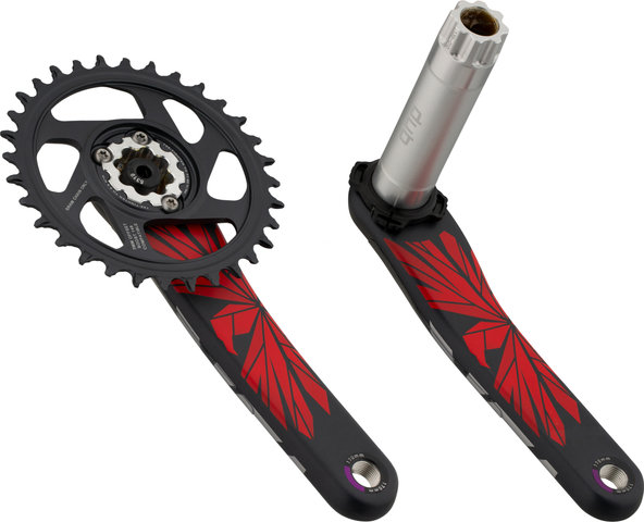 SRAM X01 Eagle Boost DUB DM 12-speed Carbon Crankset - lunar-oxy/170,0 mm