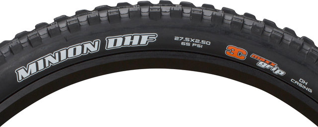 Maxxis Minion DHF 3C MaxxGrip Downhill WT TR 27,5" Faltreifen - schwarz/27.5 "/63 mm/63-584/2.5 "