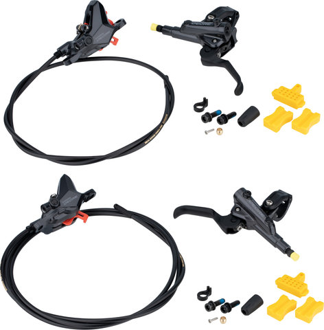 Shimano Deore BR-M6100 Disc Brake Set J-Kit - black/Set/left/right (side-specific)