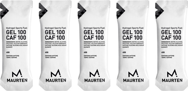 Maurten GEL 100 CAF 100 Energy Gel - 5 pack - neutral