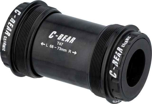 C-BEAR T47 Shimano Race Bottom Bracket - black/T47