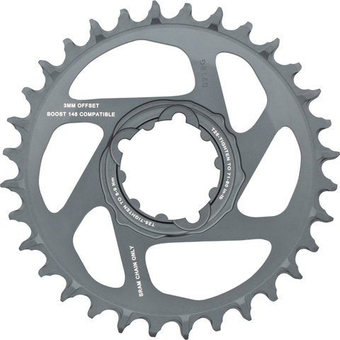 SRAM X-Sync 2 SL Direct Mount 3 mm Chainring for SRAM Eagle Boost - lunar grey/32 tooth