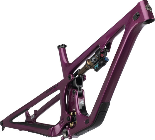 Yeti Cycles SB140 TURQ Carbon 29" Frame Kit - sangria/140 mm/L/12 mm Thru Axle