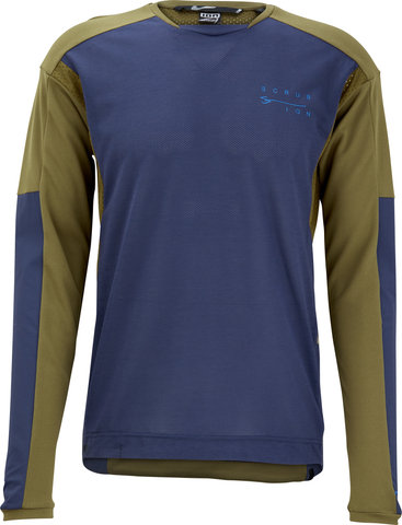 ION Scrub AMP L/S BAT Jersey - dark mud/M