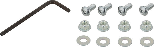 MKS Adjustable Toe Clips - silver