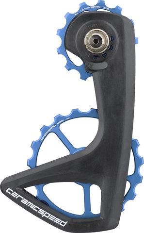 CeramicSpeed OSPW RS 5-Spoke Schalträdchen-System für Shimano R9250 / R8150 - blue/13 Zähne (Leitrolle), 19 Zähne (Spannrolle)