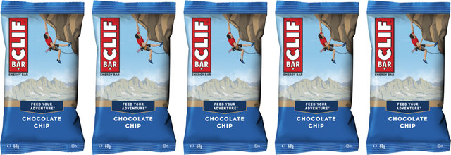 CLIF Bar Barritas energéticas - 5 unidades - chocolate chip