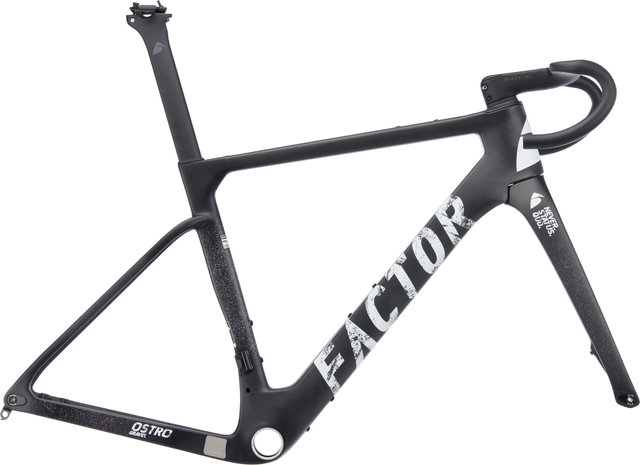 Factor OSTRO Gravel V.A.M. Disc T47a Shimano Carbon Frame Kit - naked grunge/54 cm, 100 mm x 38 cm, SB 0 mm